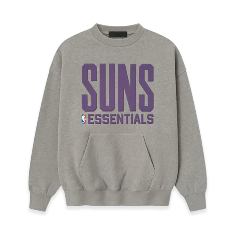 FEAR OF GOD ESSENTIALS Suns Sport Crewneck "Warm Heather"