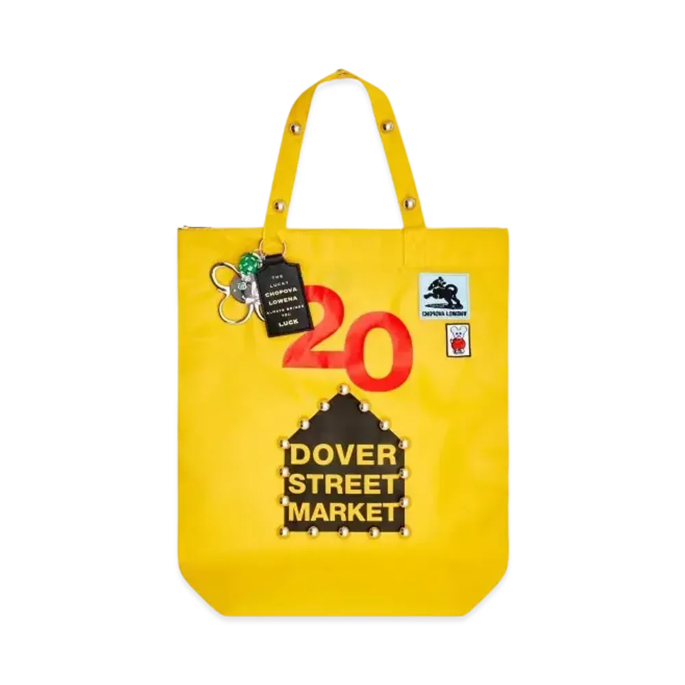 Dover Street Market London x Chopova Lowena 20th Anniversary Tote "Yellow"