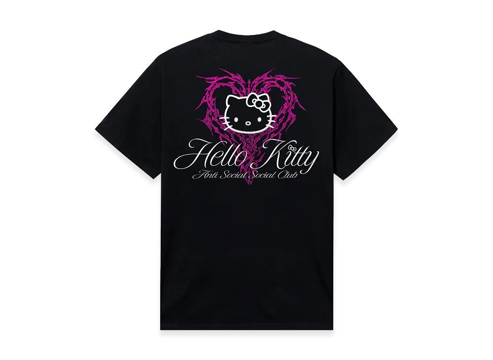 ANTI SOCIAL SOCIAL CLUB x Hello Kitty Love Tee "Black"