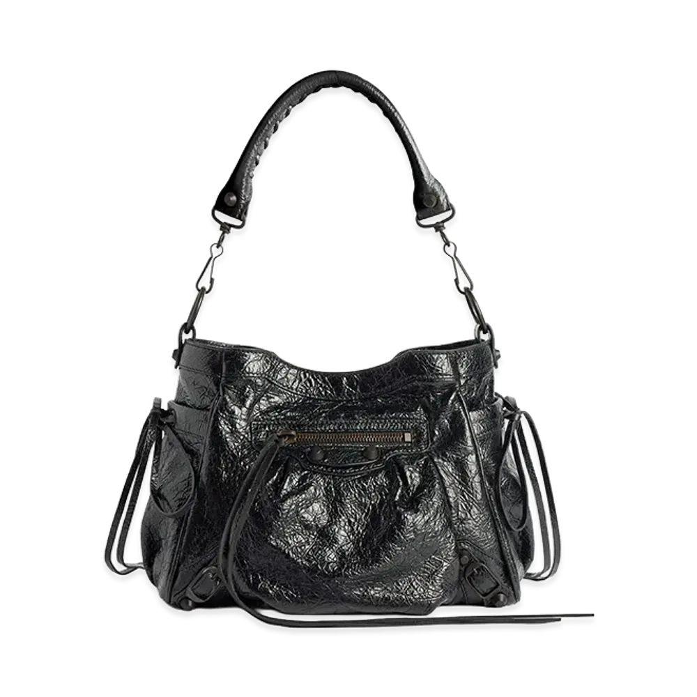 BALENCIAGA Women's Le City Small Bucket Bag "Black"