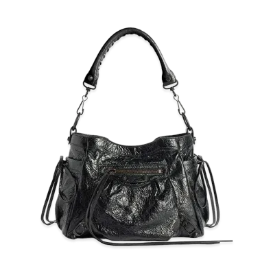 BALENCIAGA Women's Le City Small Bucket Bag "Black"