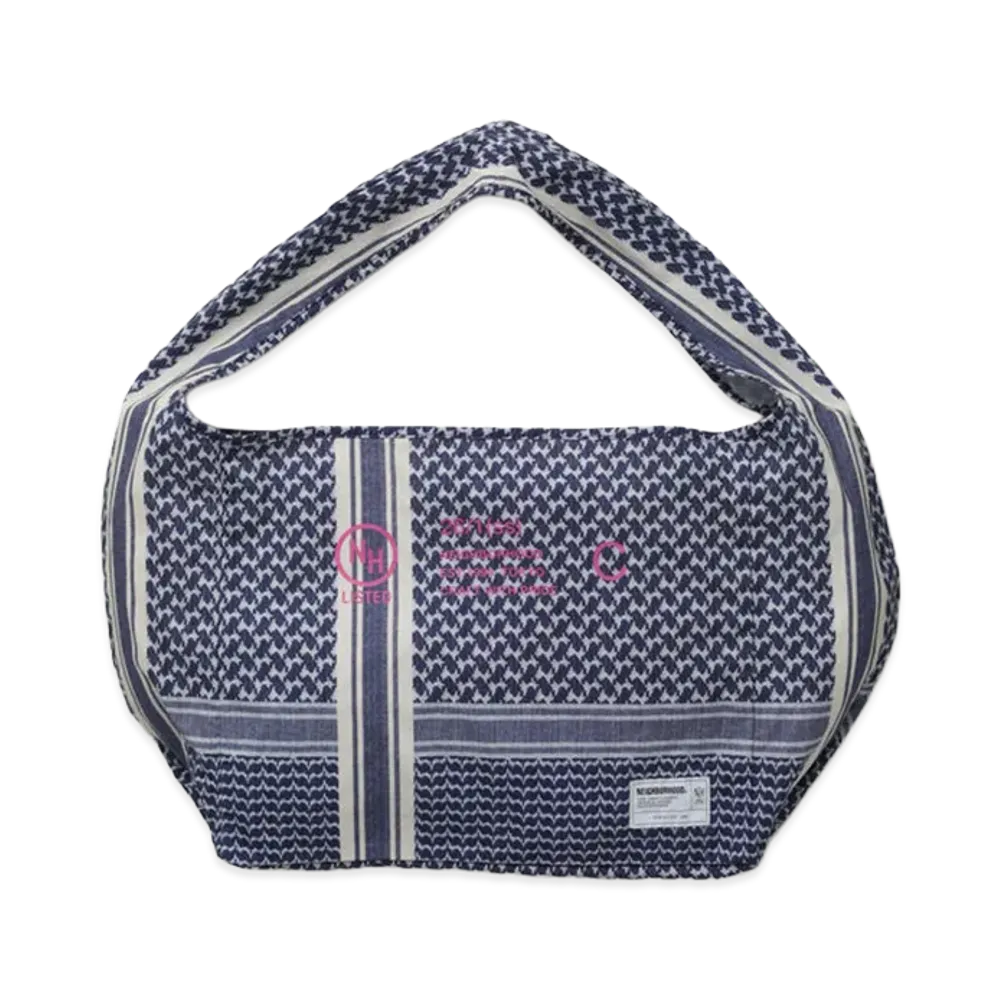 NEIGHBORHOOD Shemagh Newspaper Bag "Navy"