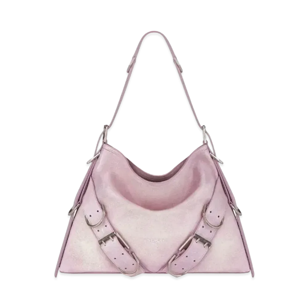 GIVENCHY Medium Voyou Boyfriend Bag In Aged Leather "Old Pink"