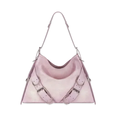 GIVENCHY Medium Voyou Boyfriend Bag In Aged Leather "Old Pink"