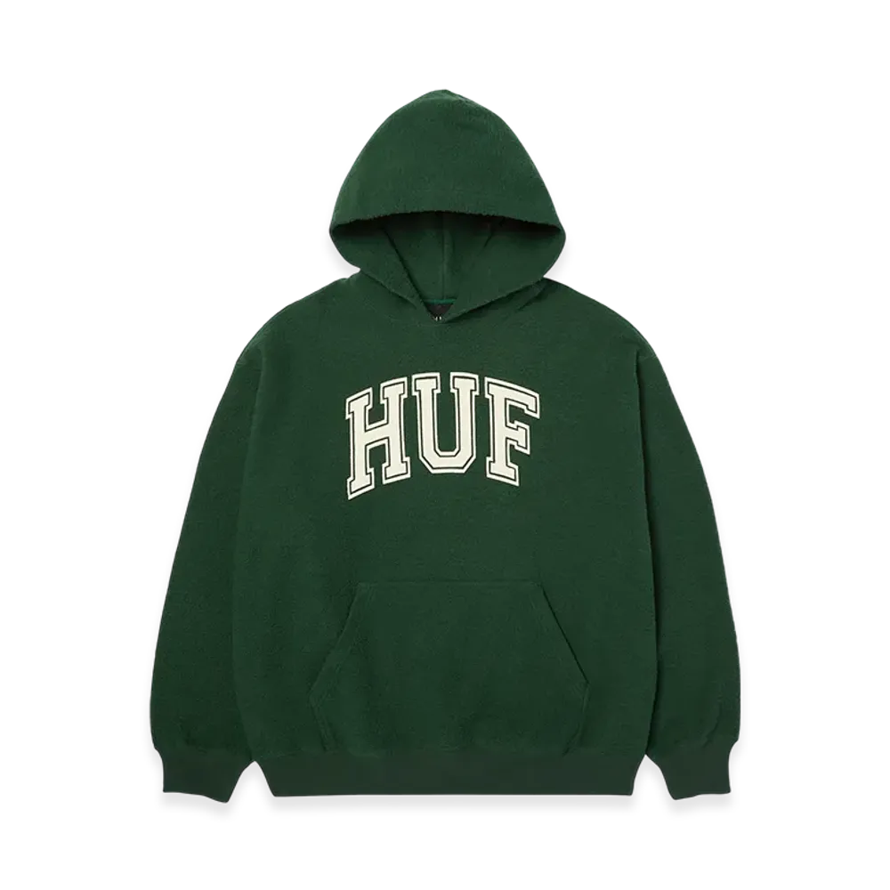 HUF WINTER 25 Cracked Arch Reverse Hoodie "Forest Green"