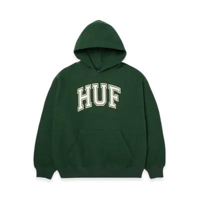 HUF WINTER 25 Cracked Arch Reverse Hoodie "Forest Green"
