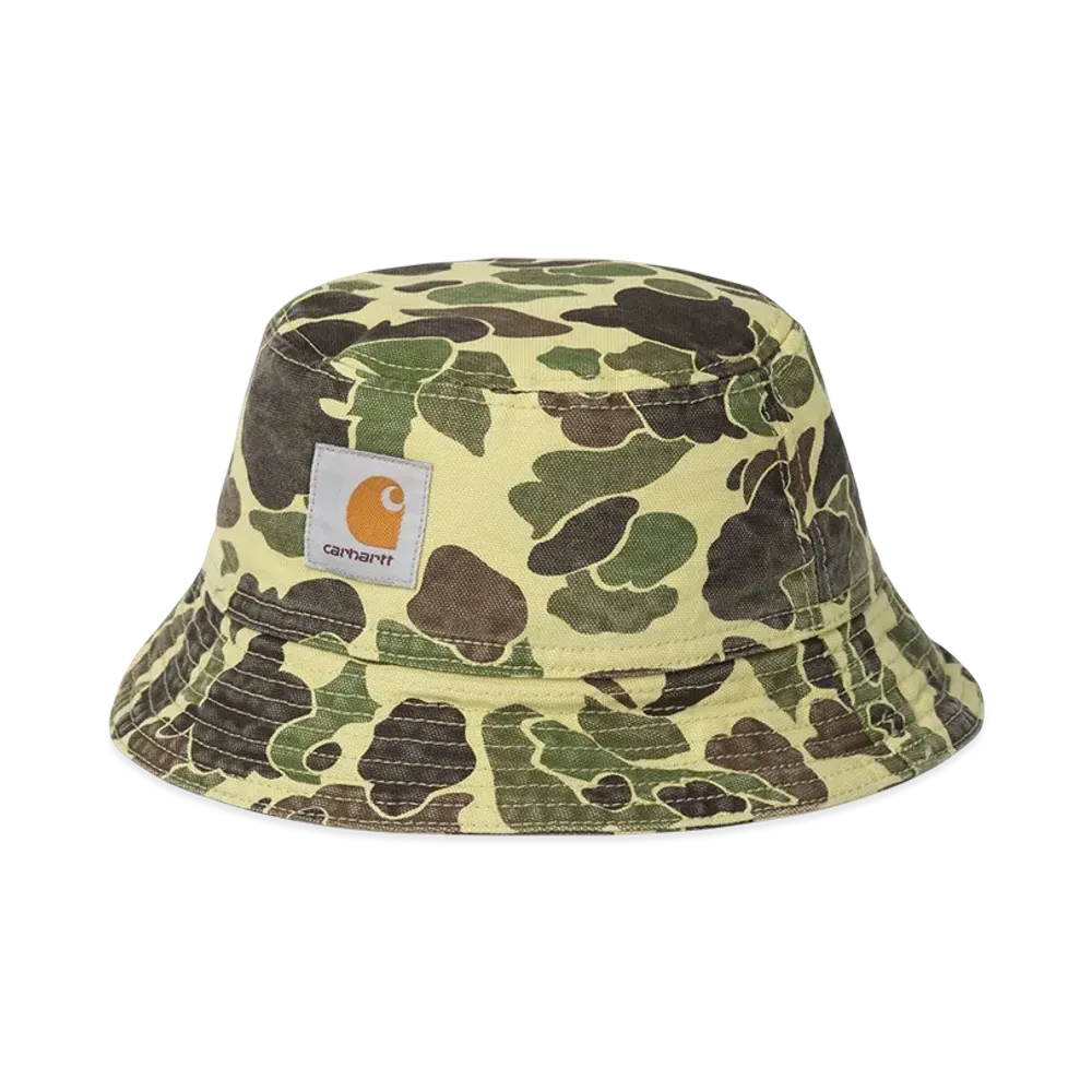 Carhartt WIP Duck Bucket Hat "Camo Duck Green Stone Washed"