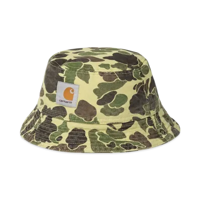 Carhartt WIP Duck Bucket Hat "Camo Duck Green Stone Washed"