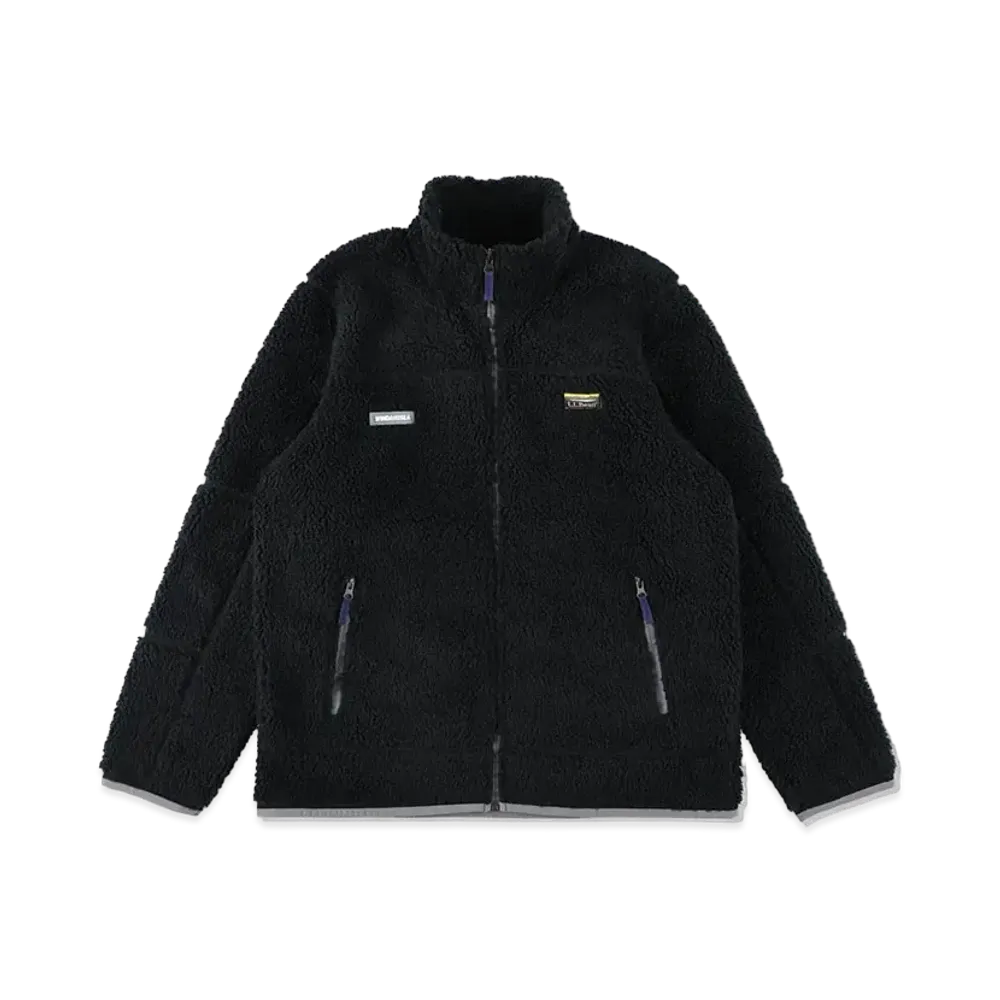 WIND AND SEA x L.L.BEAN Mountain Pile Fleece Jacket "Black"