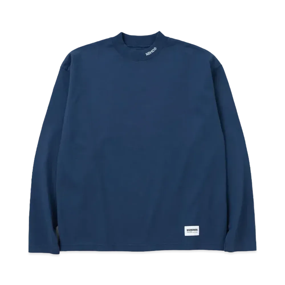 NEIGHBORHOOD Classic Mockneck LS "Navy"