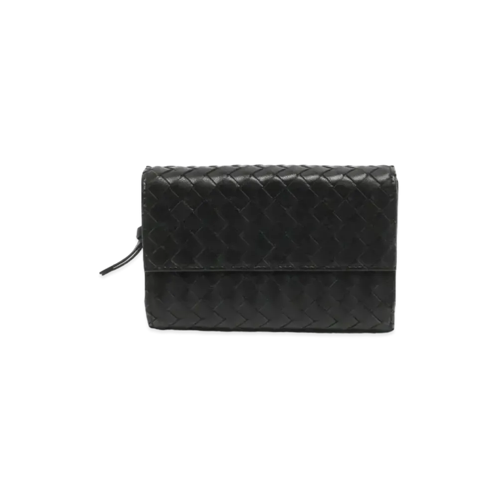 Bottega Veneta Intrecciato Wallet "Black"