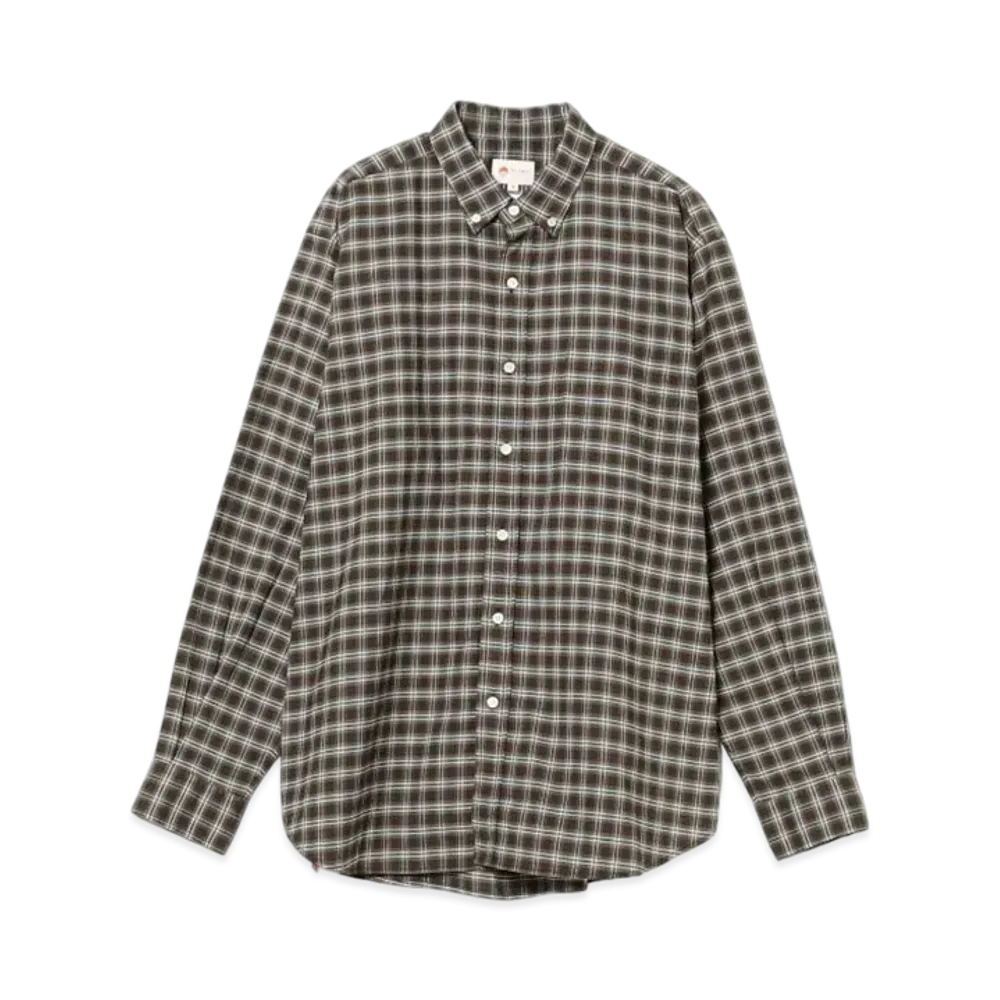 BEAMS Basic Loose Button Down Shirt "Beige"