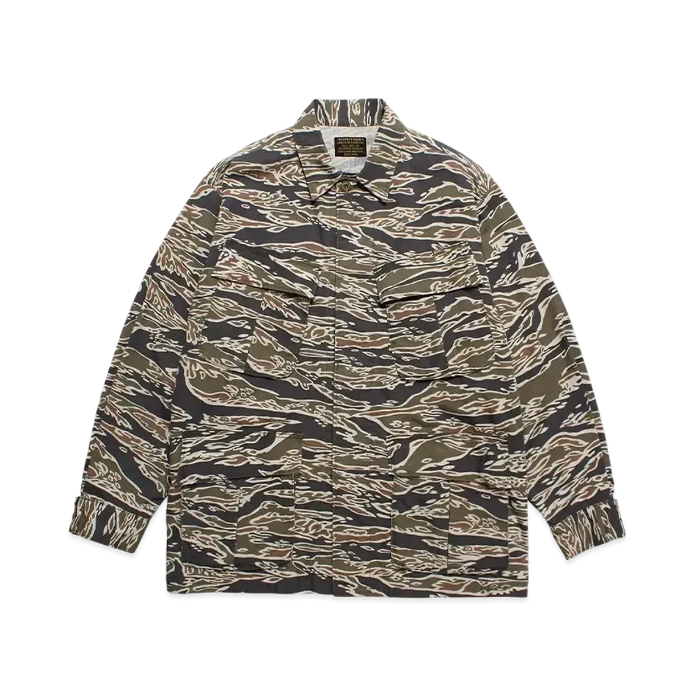 WACKO MARIA Tiger Camo Fatigue Jacket "Olive"
