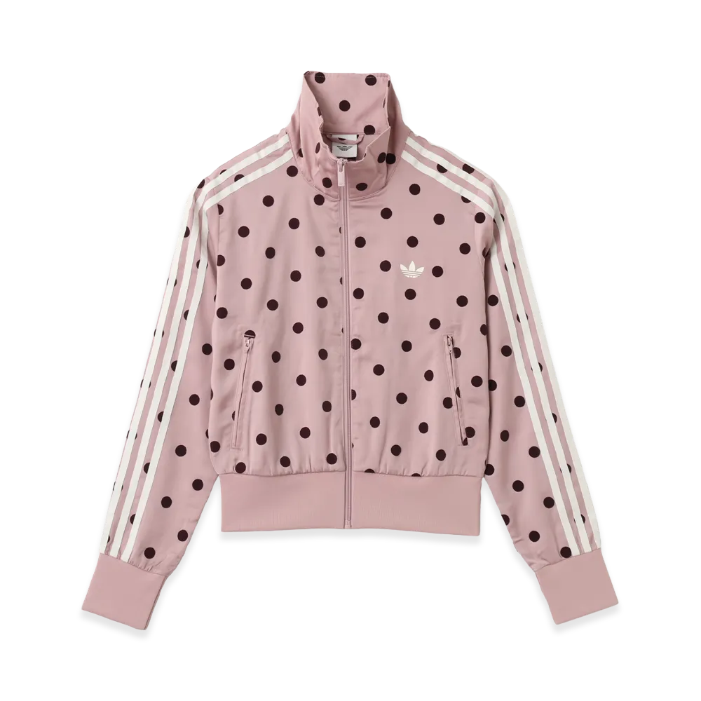 adidas Satin Polka Dot TT Track Top "Dual Lilac"