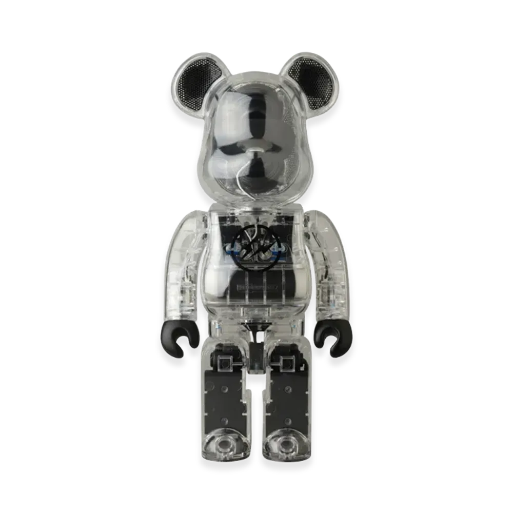 MEDICOM TOY "BEARBRICK" Audio Portable Bluetooth Speaker Fragment 400% White