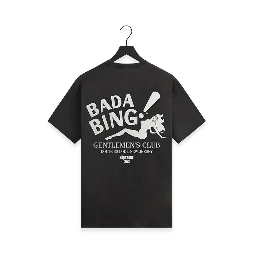 Kith x The Sopranos Bada Bing Vintage Tee "Black"