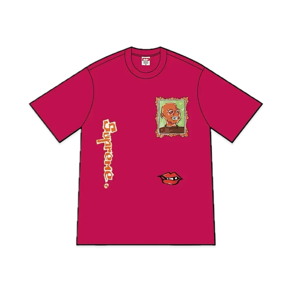 Supreme Gonz Portrait Tee "Magenta"