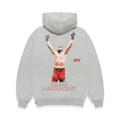 WACKO MARIA x UFC Heavy Weight Zip Hooded Sweat Shirt "Gray"