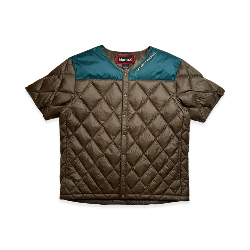 STABRIDGE x Marmot 750FP Down T-Shirt "River Stone"