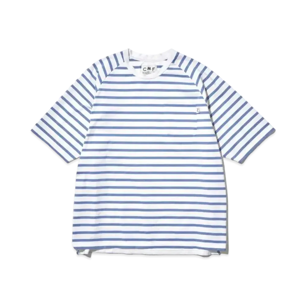 CMF OUTDOOR GARMENT Border Tee H/S -2024FW- "Blue"