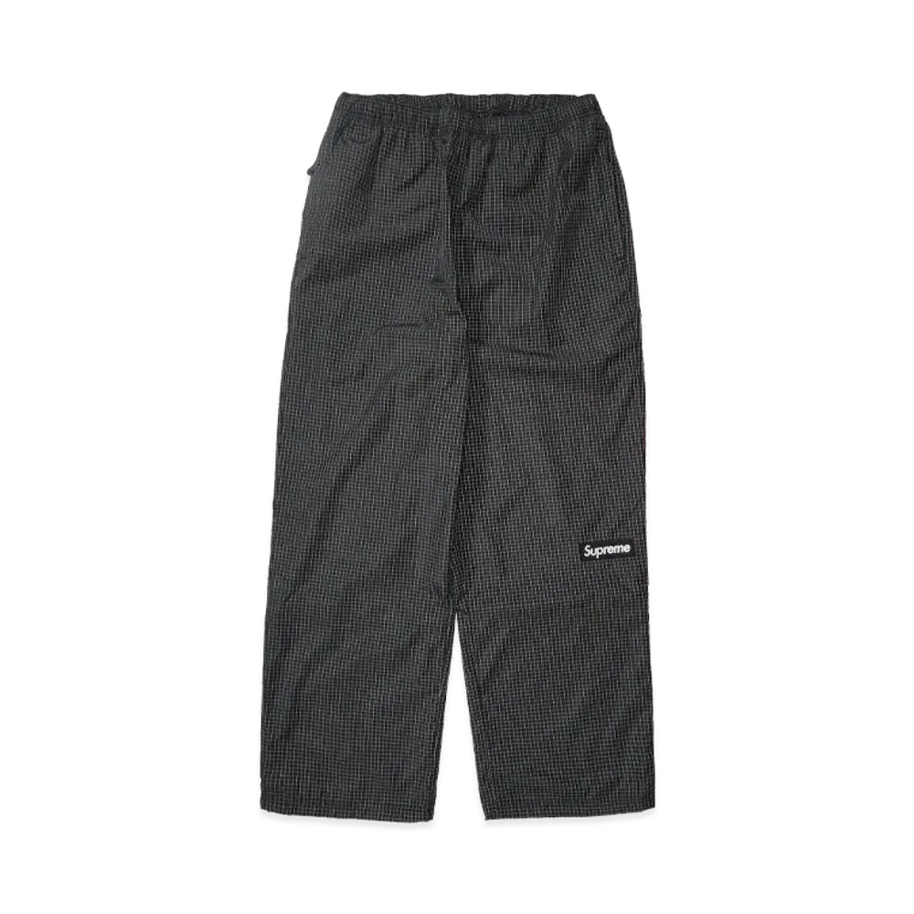 Supreme Reflective Ripstop Track Pant "Black"