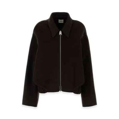 KHAITE Women's Wool Oversize Odin Jacket "Brown/Chocolate"