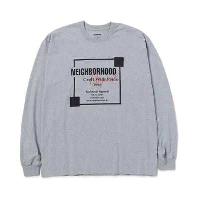 NEIGHBORHOOD 24SS NH Tee LS-7 "Gray"
