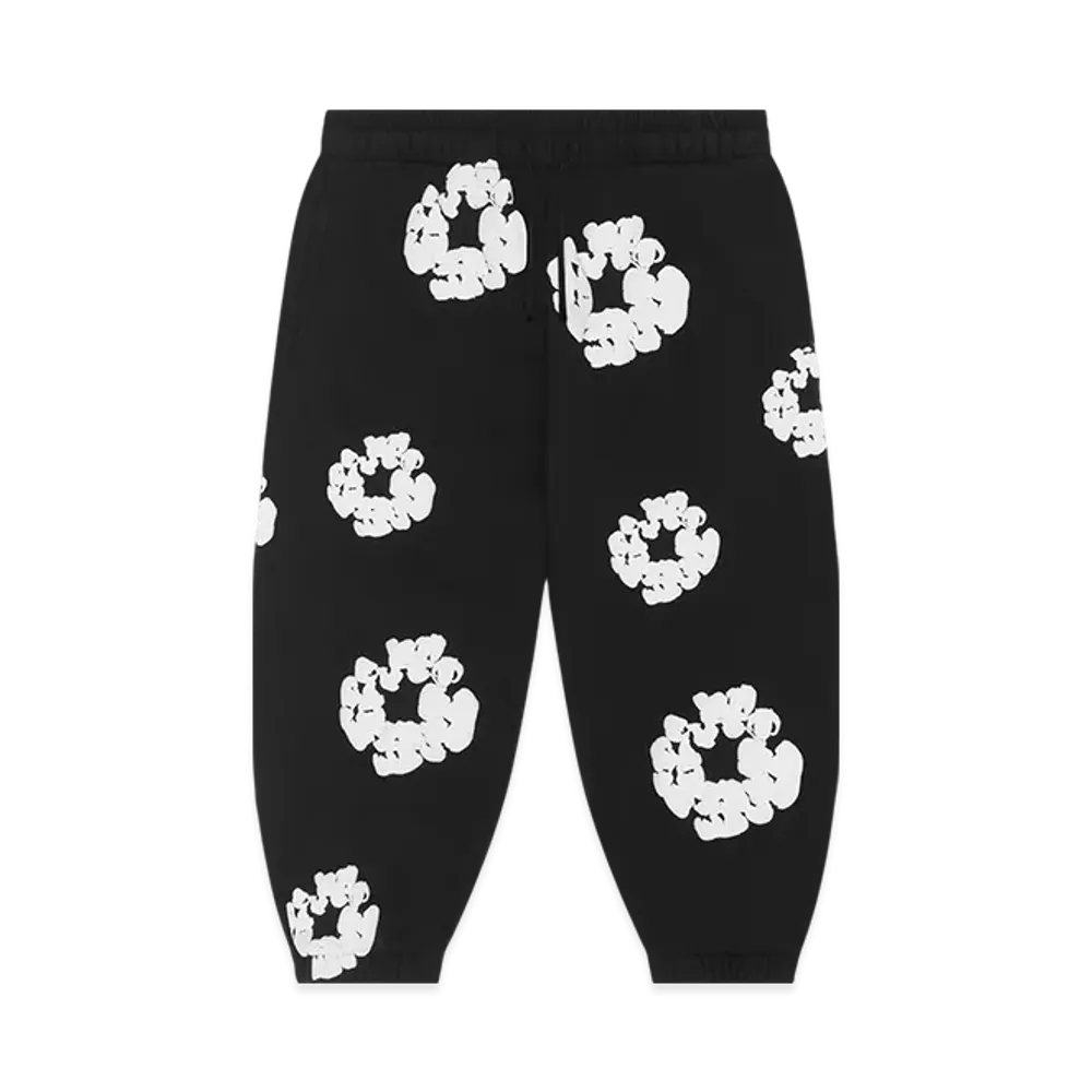 DENIM TEARS Kids Cotton Wreath Sweatpants "Black"