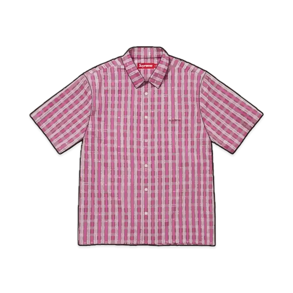 Supreme Mini Plaid S/S Shirt "Pink"