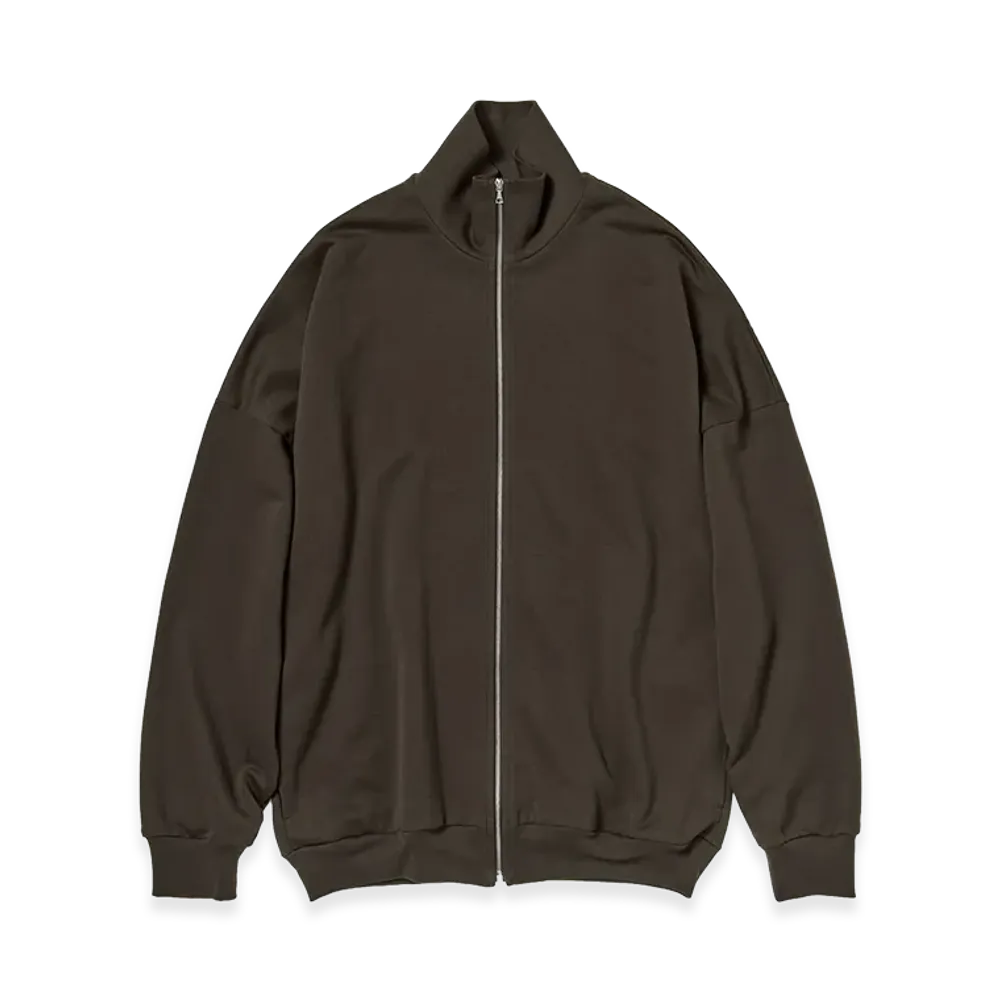 AURALEE Super High Gauge Sweat Zip Blouson "Dark Brown"