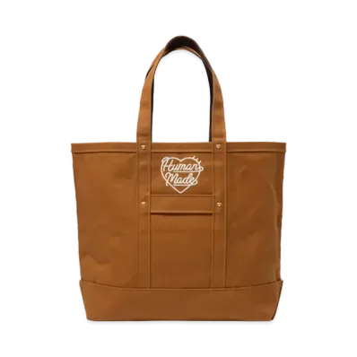 HUMAN MADE Duck Canvas Tote Large "Brown"