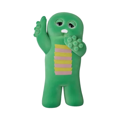 MEDICOM TOY "VINYL COLLECTIBLE DOLLS" Vcd Gachapin L Size