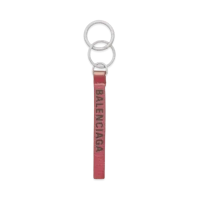BALENCIAGA Everyday Daily Key Chain "Red/Black"
