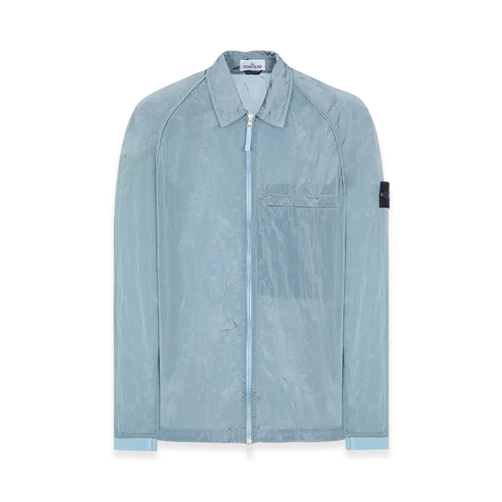 Stone Island 12321 Nylon Metal Garment Dyed Packable Overshirt - 22SS "Aqua"