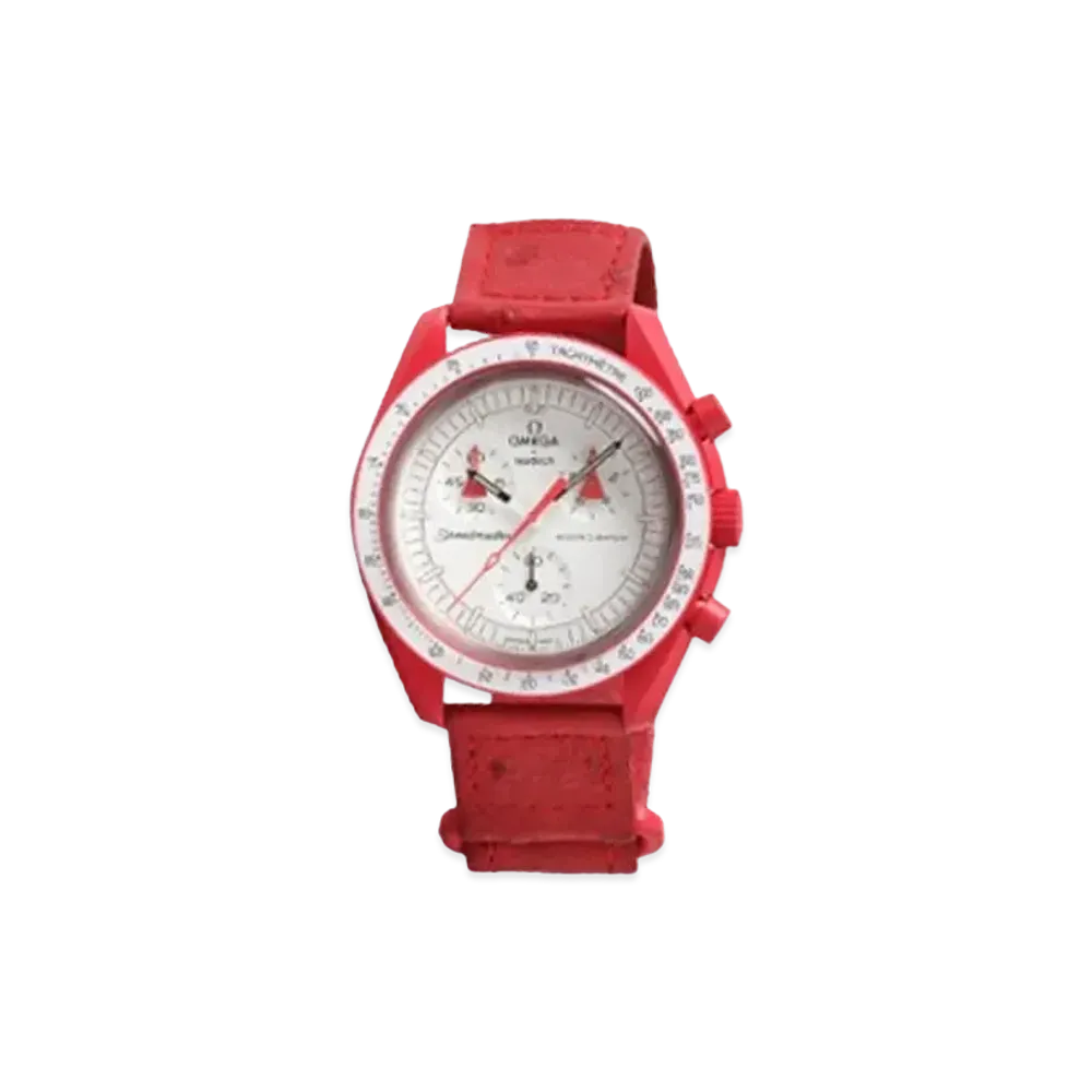 Swatch x OMEGA Mission to Mars Ostrich SO33R100C