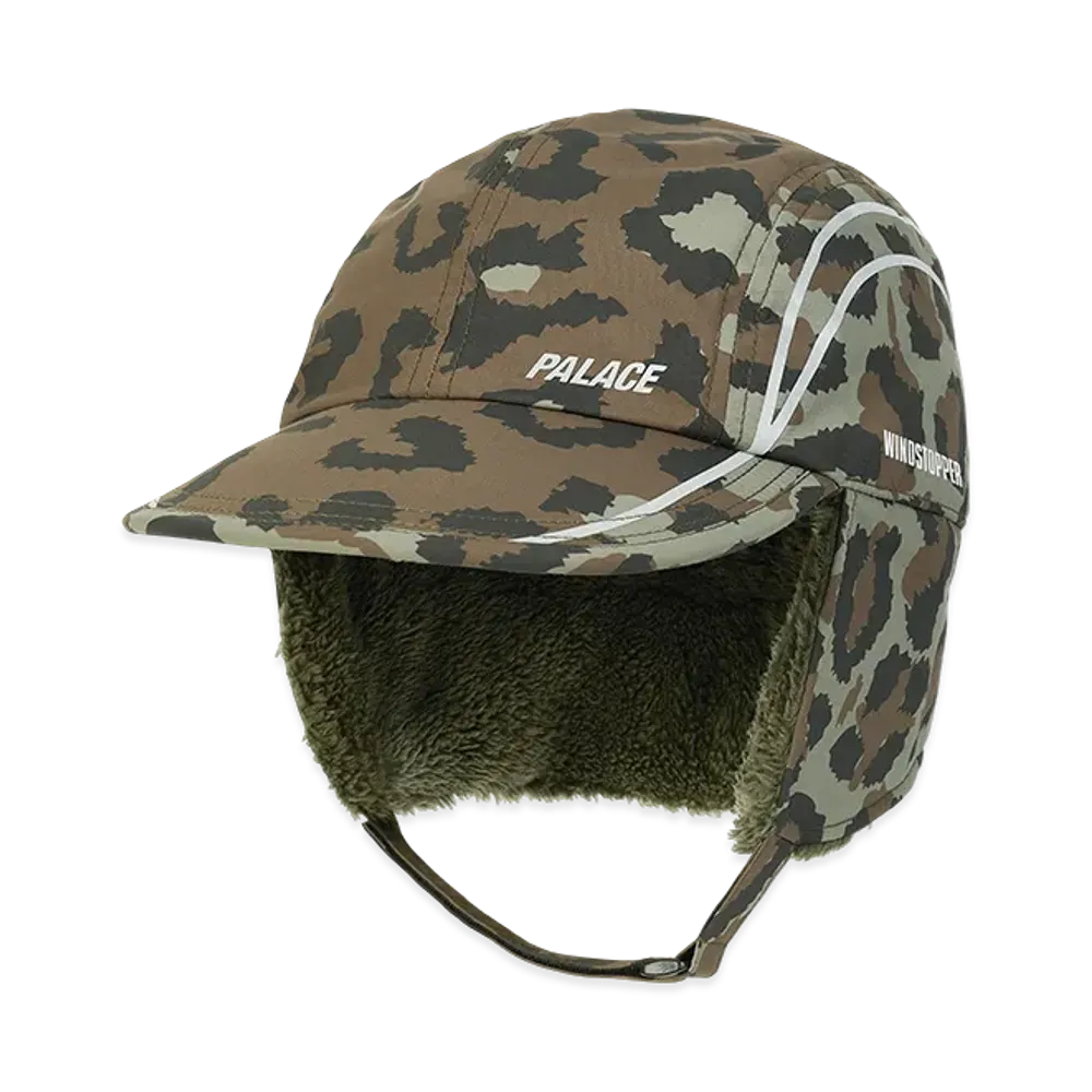 PALACE GORE-TEX WINDSTOPPER Posh Earflap 4-Panel "Cheetah"