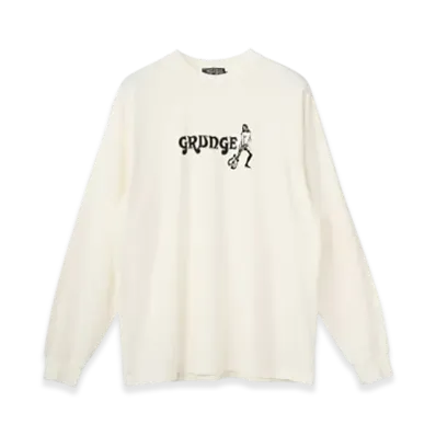 HYSTERIC GLAMOUR Grunge T-Shirt "White"