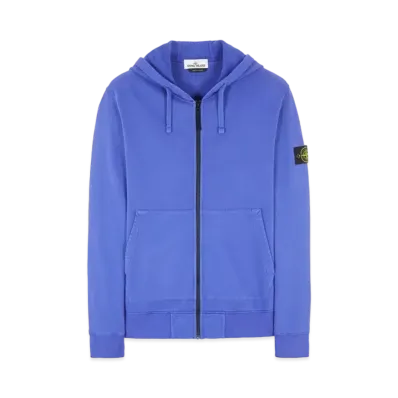 Stone Island 64220 BRUSHED COTTON FLEECE "Periwinkle"