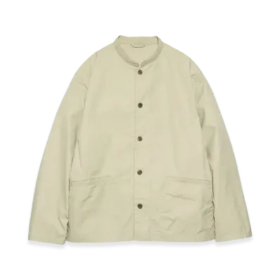 nanamica Band Collar Shirt Jacket "LightGreen"