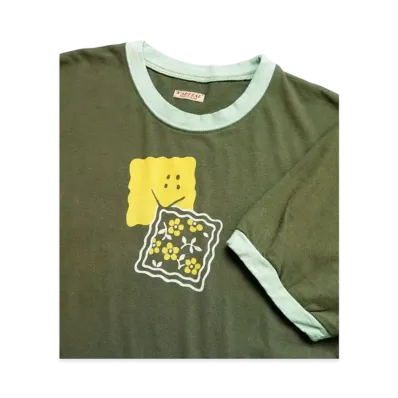 KAPITAL 20/- Ringer Tee "Khaki"
