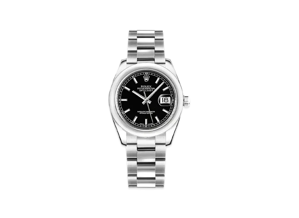 ROLEX Datejust "Black/Stainless Steel"