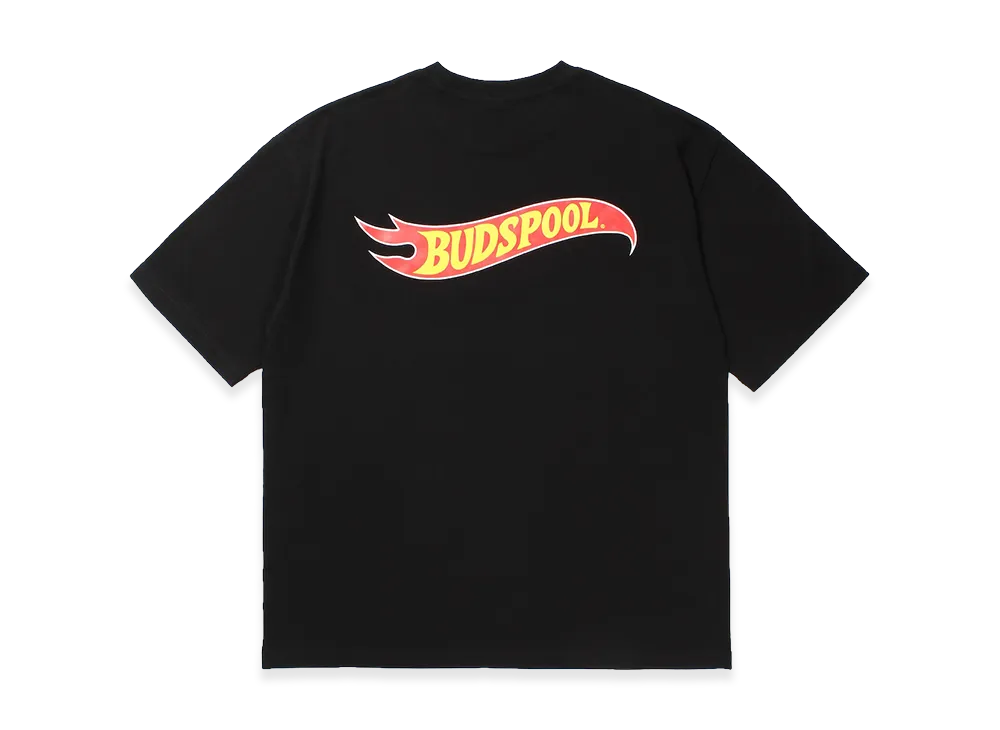APHRODITEGANG x BUDSPOOL Budswheels S/S Tee "Black"