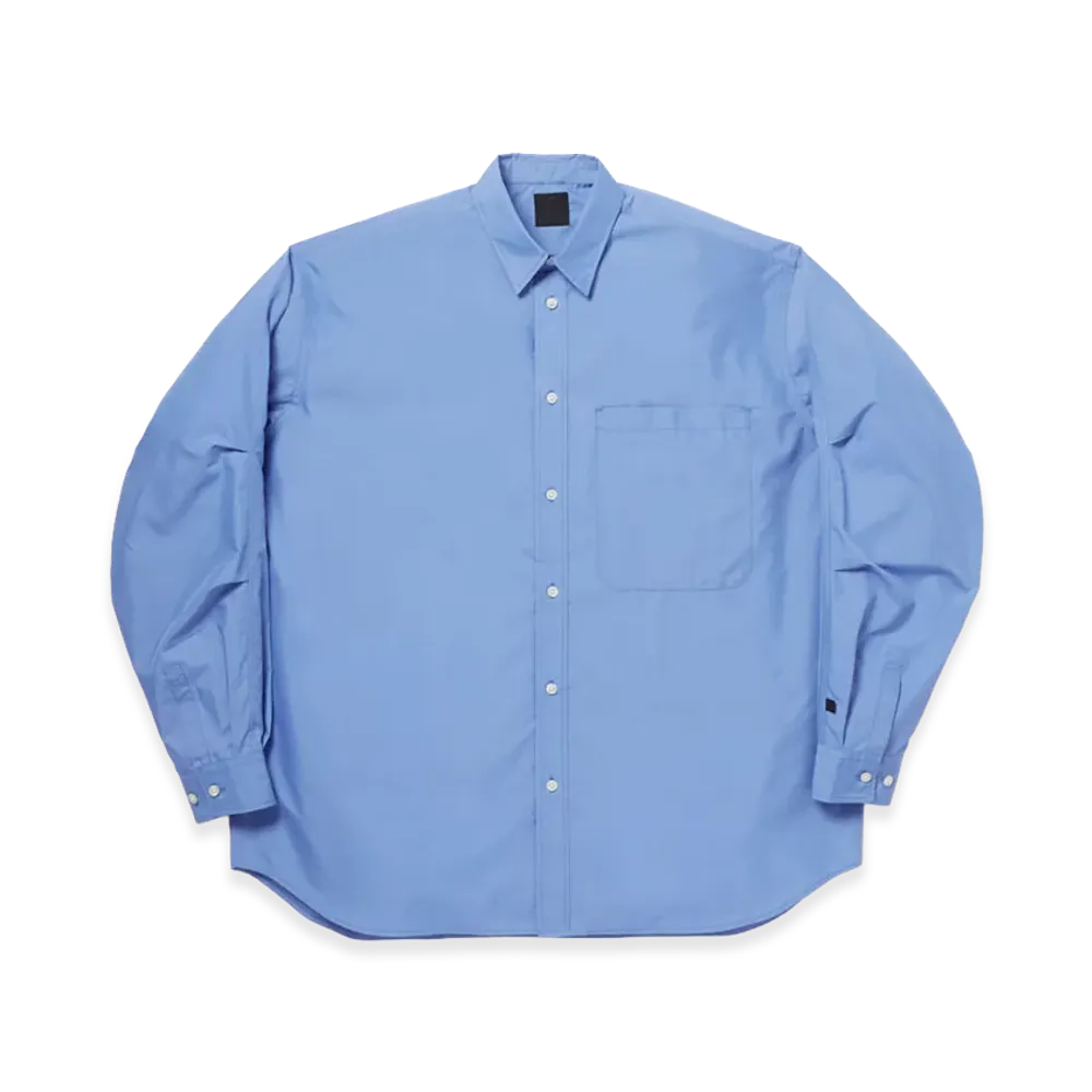 DAIWA PIER39 Women's Tech Regular Collar Shirt L/S Solid "Sax"