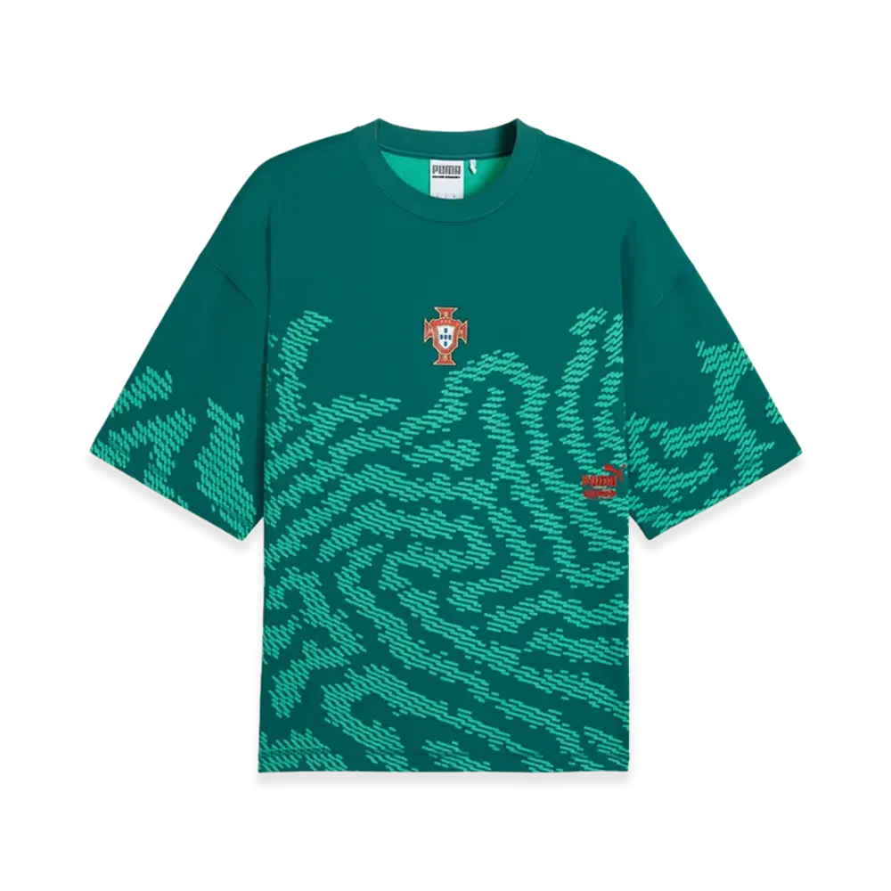 PUMA x Salehe Bembury x Portugal Football King Short Sleeve T-Shirt "Emerald Ice"