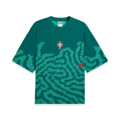 PUMA x Salehe Bembury x Portugal Football King Short Sleeve T-Shirt "Emerald Ice"