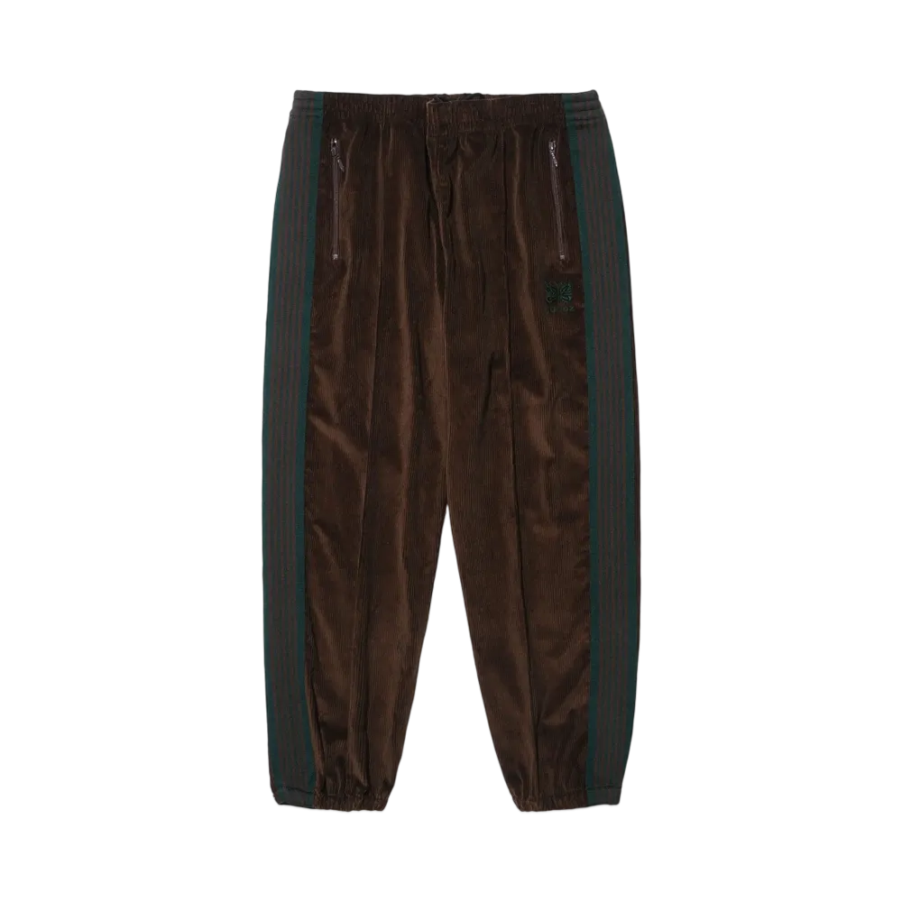 KEBOZ Needles x Keboz Corduroy Zipped Track Pants "Brown"