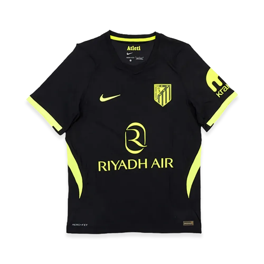 Nike 26-27 Atletico Madrid Away Authentic Jersey "Black/Volt"