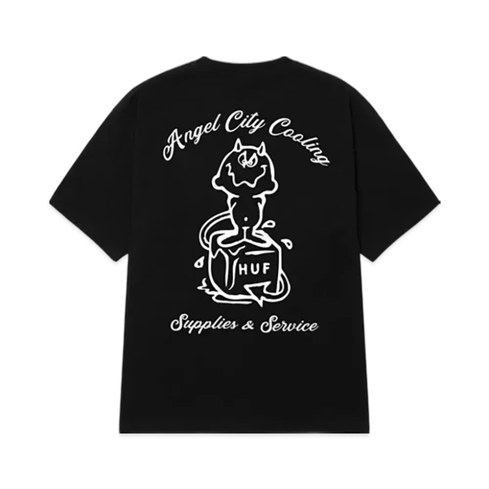 HUF Summer 25 Supplies & Service Tee "Black"