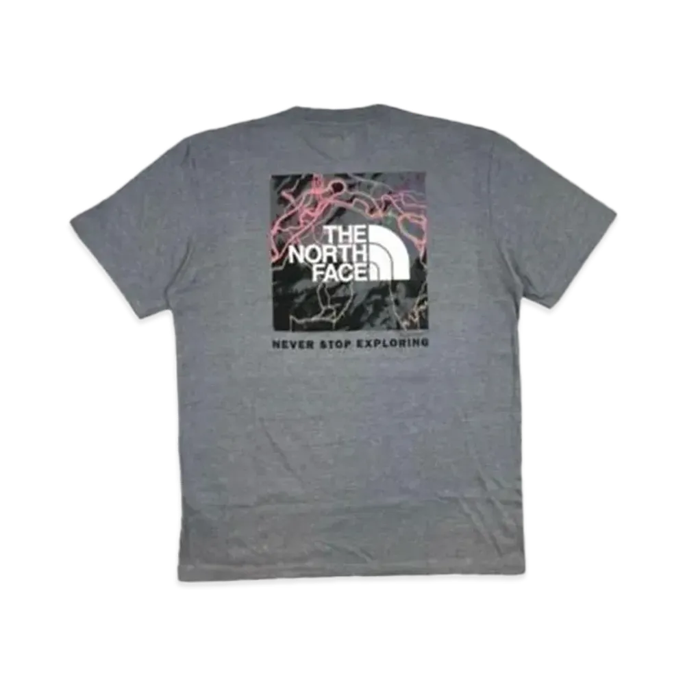 The North Face S/S Box NSE Tee "Gray/Lightning"