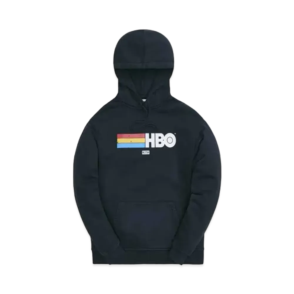Kith x HBO Rainbow Logo Vintage Hoodie "Black"